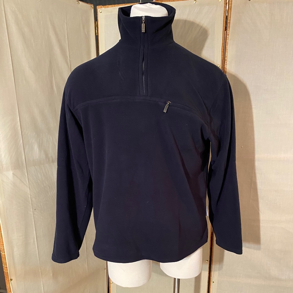 ZEGNA Men’s Black Lightweight Fleece Sz XL